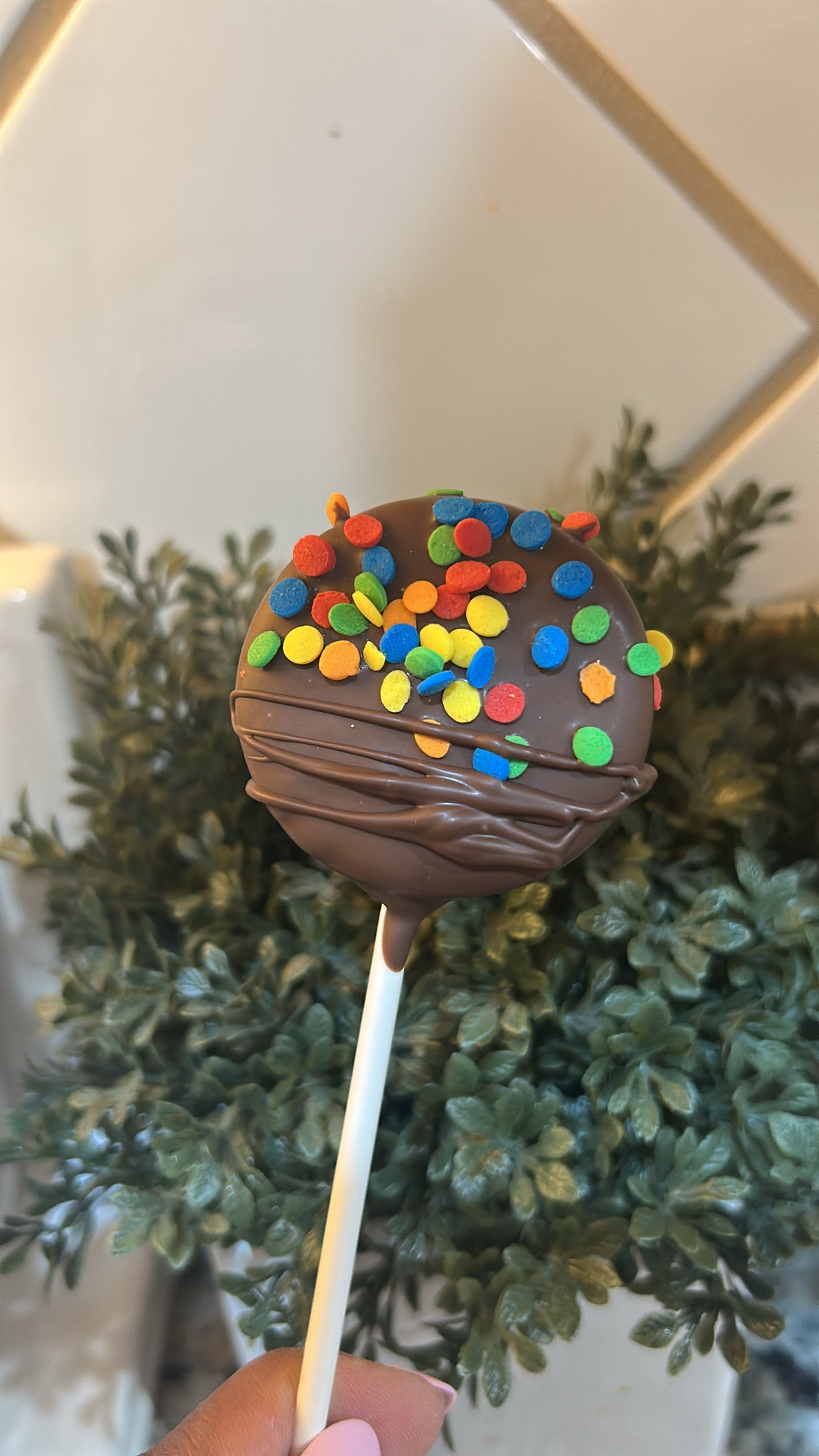 CRAVE POPS: Cosmic Chocolate Cake Pop
