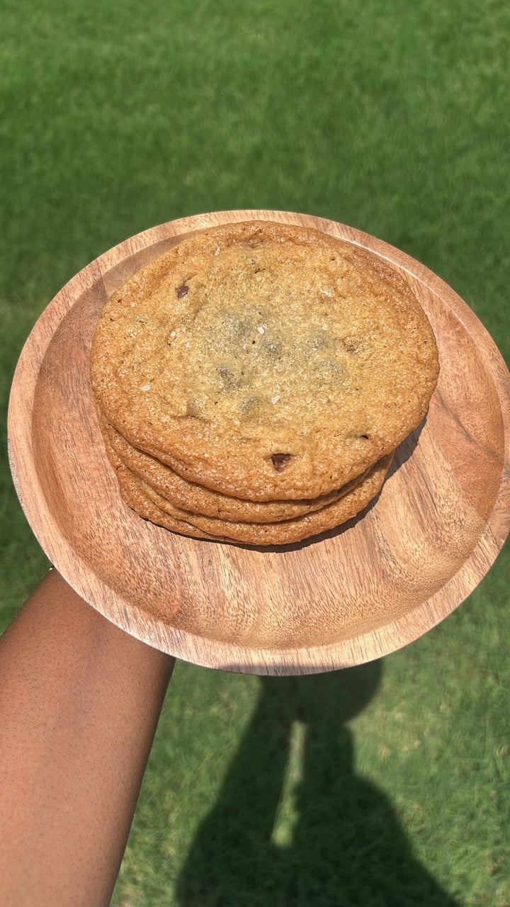 CRAVE COOKIE: Brown Butter Choco Chips THIN: 4pack
